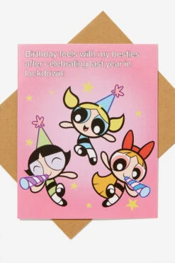 Typo Cards Powerpuff Girls Nice Birthday Card
