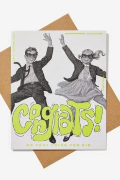 Typo Cards Congratulations Card