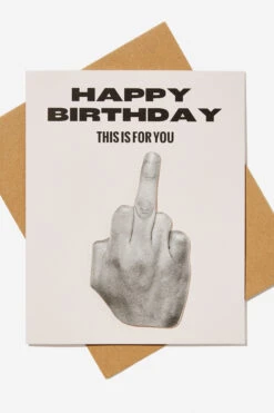 Typo Cards Premium Funny Birthday Card