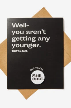 Typo Cards Premium Badge Card