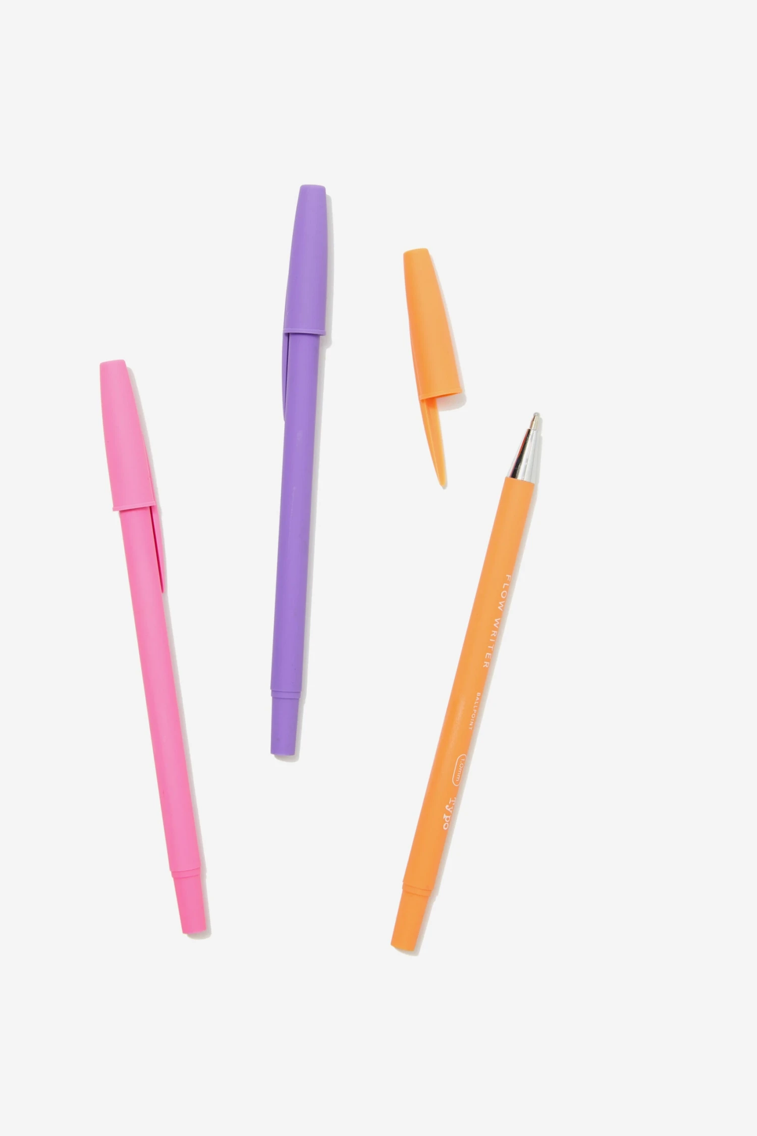 Typo Pens & Markers Black Ink Flow Writer Pen 3Pk 3 Typo Pens & Markers Black Ink Flow Writer Pen 3Pk