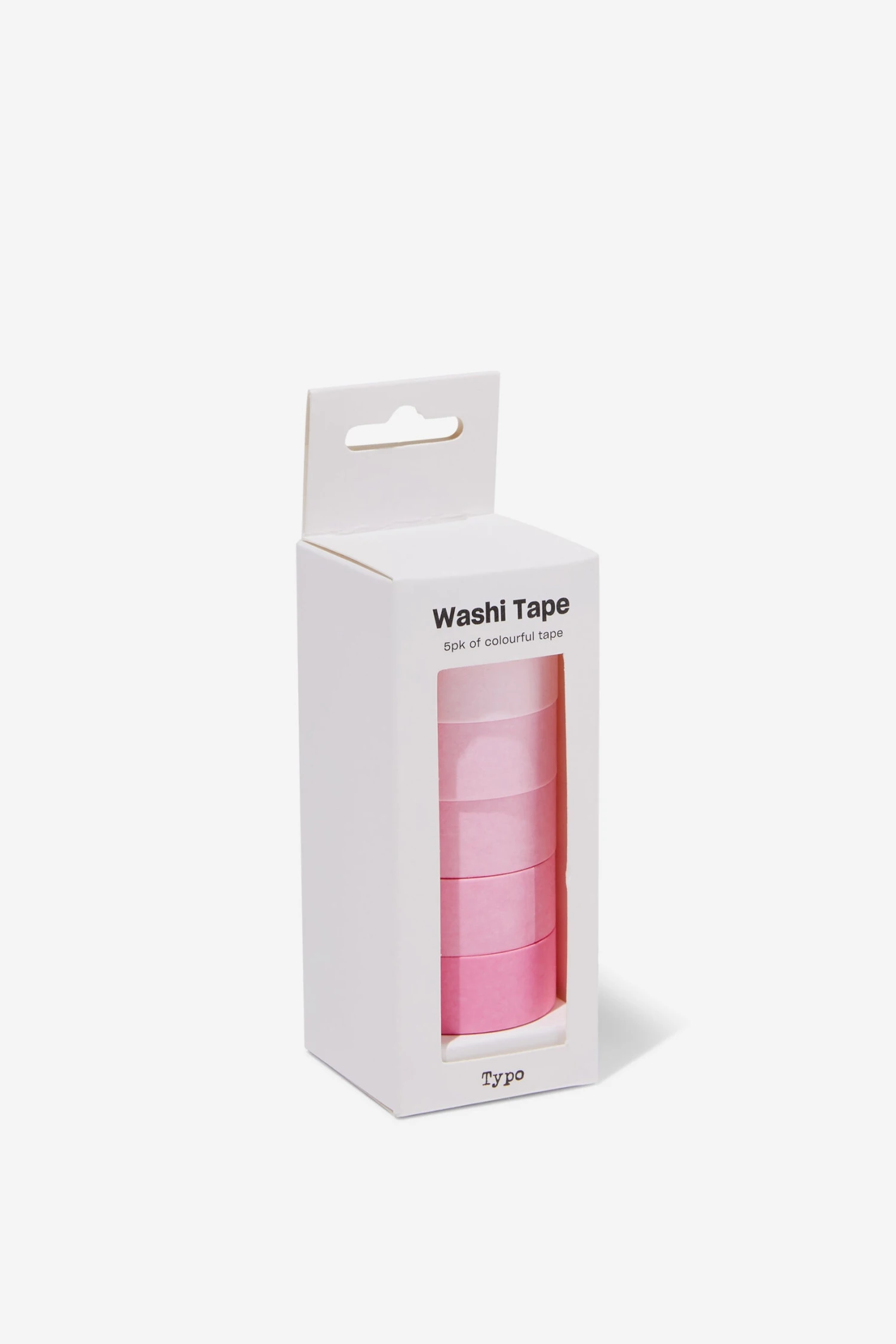 Typo Stickers & Washi Tape Washi Tape 5Pk 3 Typo Stickers & Washi Tape Washi Tape 5Pk