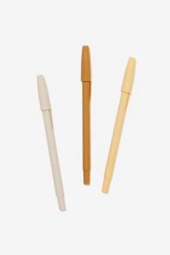 Typo Pens & Markers Blue Ink Flow Writer Pen 3Pk