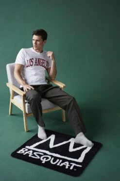 Typo Home Decor Basquiat Floor Rug