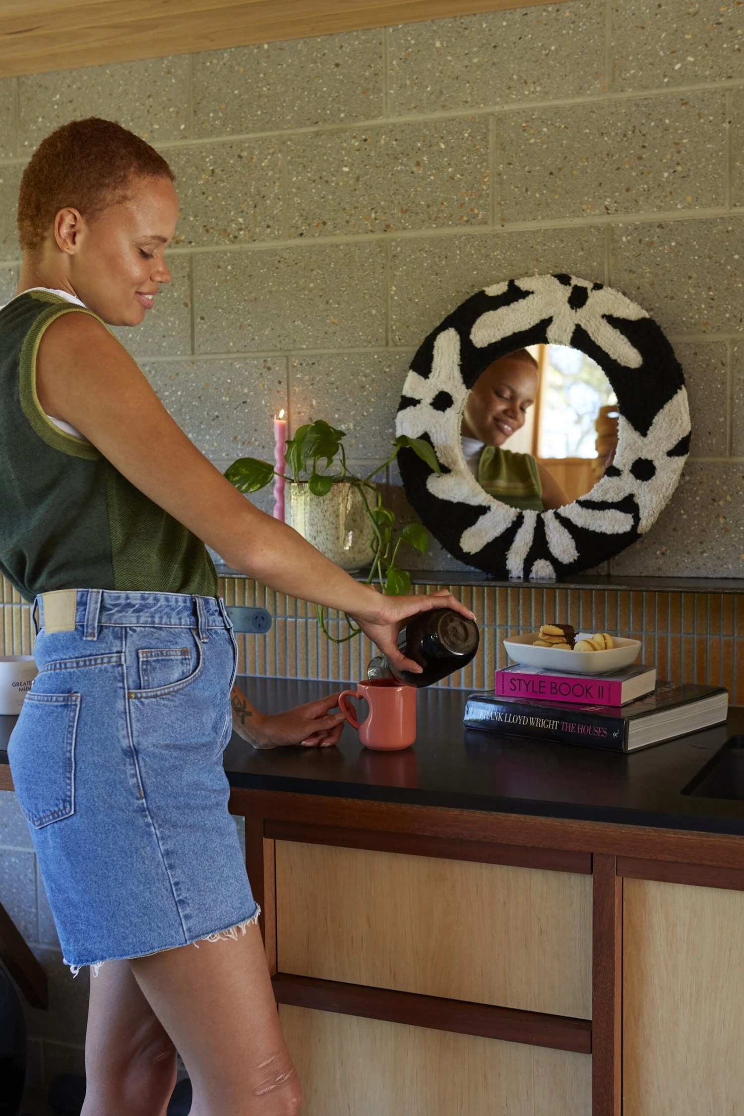 Typo Home Decor Tufted Mirror 5 Typo Home Decor Tufted Mirror - Image 3