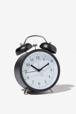 Typo Home Decor Alarm Bells Retro Clock